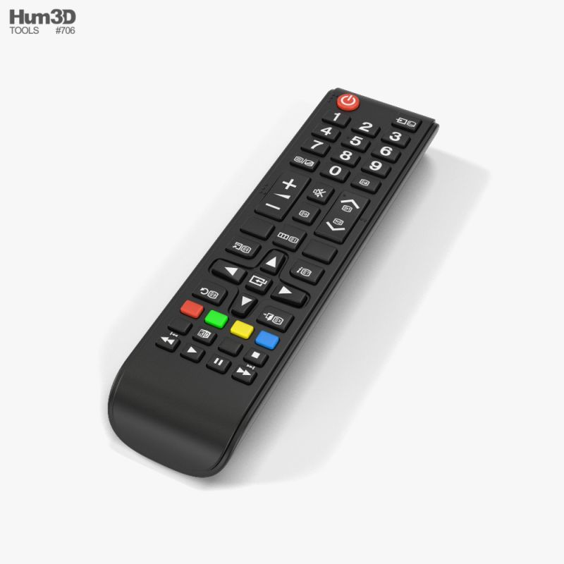 Remote Control Free 3d Models - Dark Texture Collection - 4K Quality