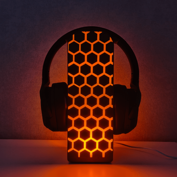 Headphones Stand Lamp