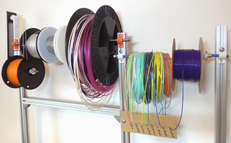This is a mockup of the original spool holder that comes with the ender 3 and ender 3 pro which uses the nut to fasten it onto the filament . The 3d Printing Filament Spool Standard Light Weight Stackable Standard Spool Design Could Take Hold Soon 3dprint Com The Voice Of 3d Printing Additive Manufacturing