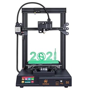 MINGDA 3D Printer D2 with Dual Z, Direct Drive Extruder, TMC2208 Silent Board, Filament Detector, Resume Printing, DIY 3D Printing Kit for Beginners, 230x230x260mm