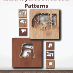 Multi-layered Scroll Saw Patterns: Templates for Scroll Saw Projects