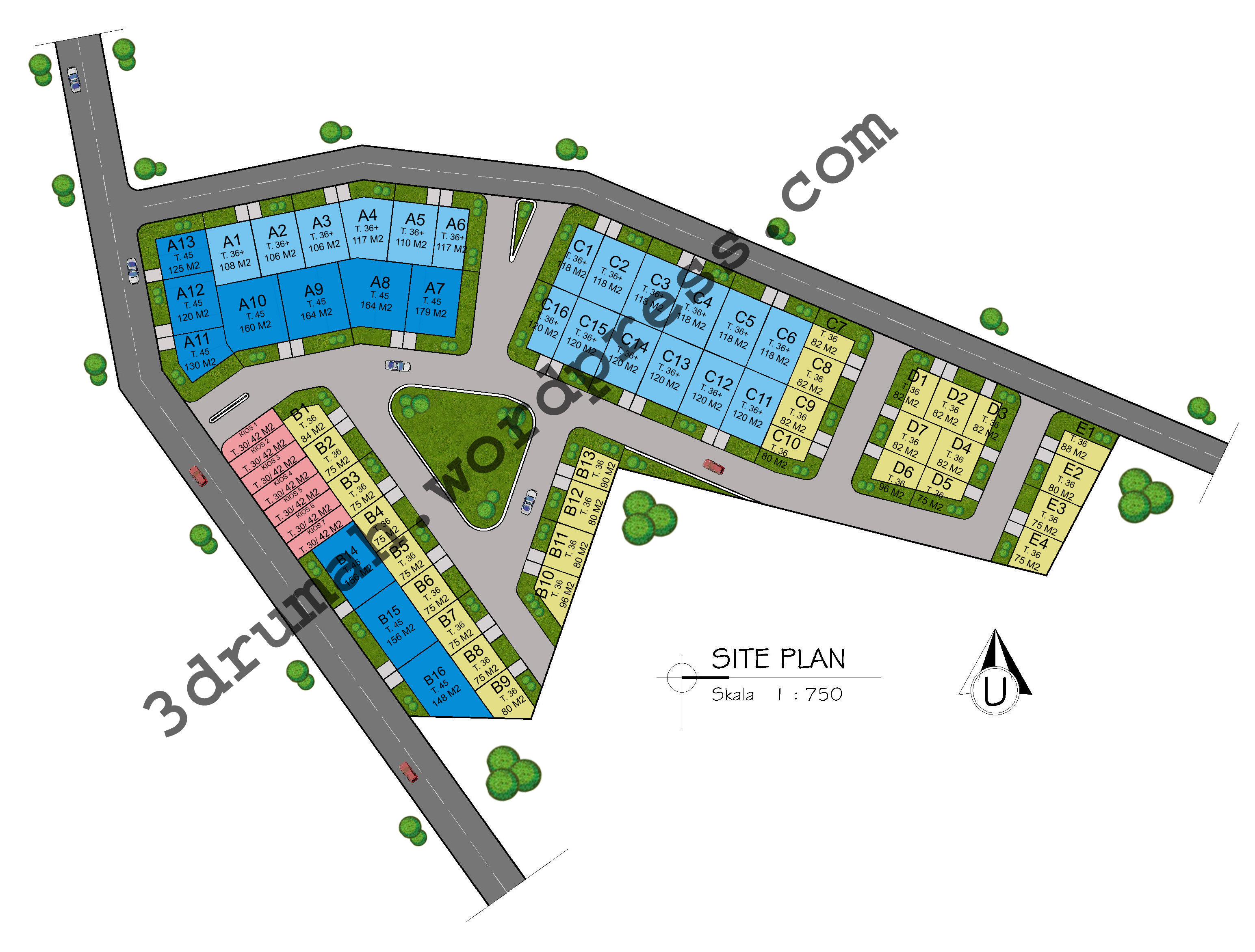 Gratis Download Gambar Site Plan Perumahan Dwg Youtube Terkeren by Lampunghits.com