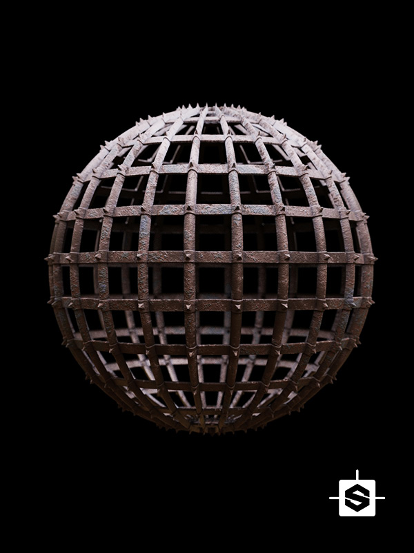 Metal Gate 003 - 3D TEXTURES3D TEXTURES