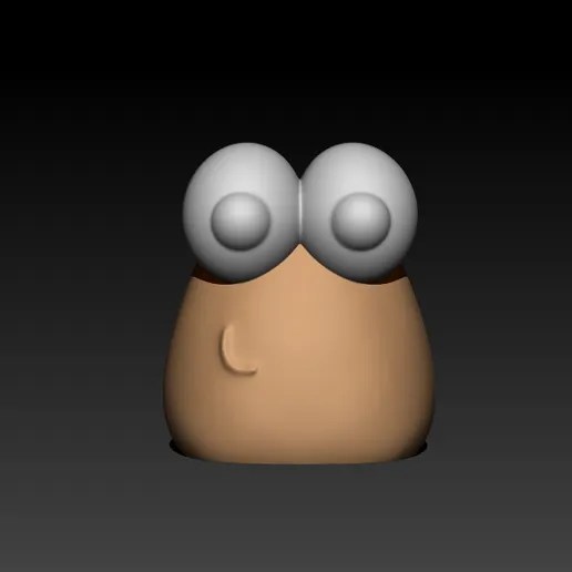 pou baby archivo .stl