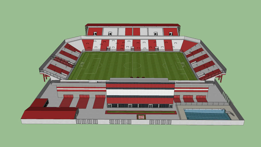De esta manera, san martín quedó eliminado en octavos de final. Nuevo Estadio San Martin De Tucuman La Ciudadela 3d Warehouse