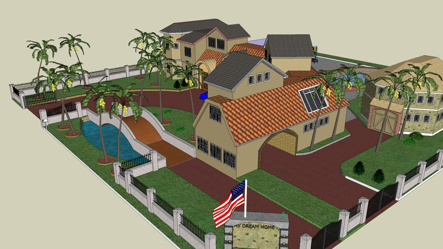 Design rooms with stunning 3d graphics by playing puzzles, unlock new rooms, furniture and locations, and then brag to your friends and the design island community about your interior design skills! MY DREAM HOME | 3D Warehouse