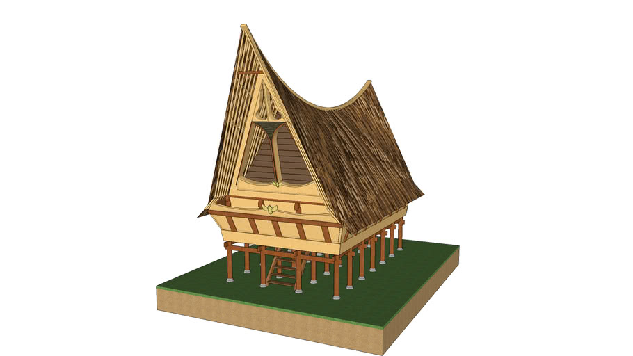 Nommensen's theology saw christianity as renewing rather than replacing traditional batak customs, except in cases where adat were in direct contradiction to the christian faith. Rumah Adat Batak Bolon 3d Warehouse