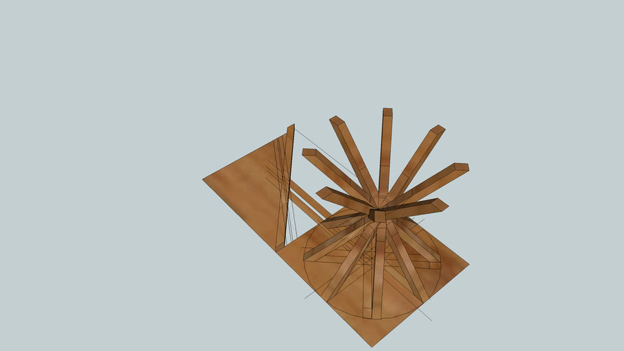 treteau beunos aires 8 aretiers | 3D Warehouse