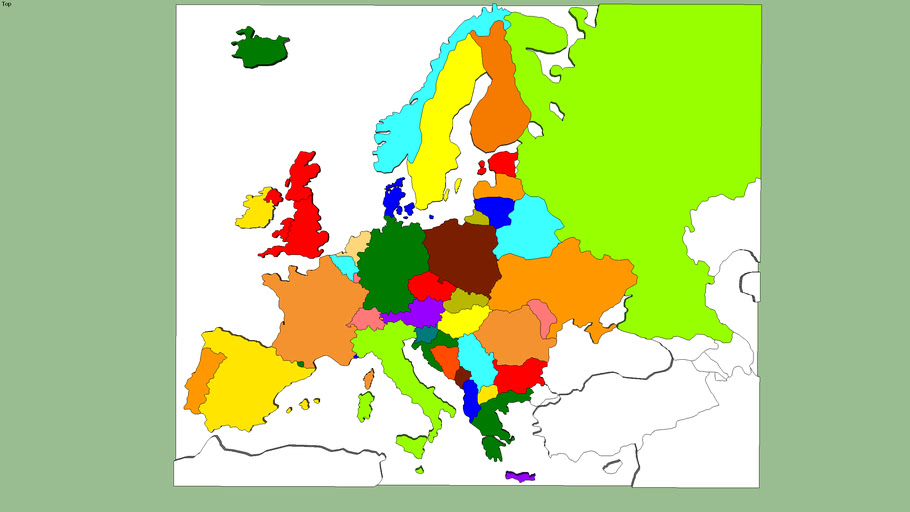 I 4 migliori europa cartina politica del 2019. Cartina Politica Dell Europa 3d Warehouse