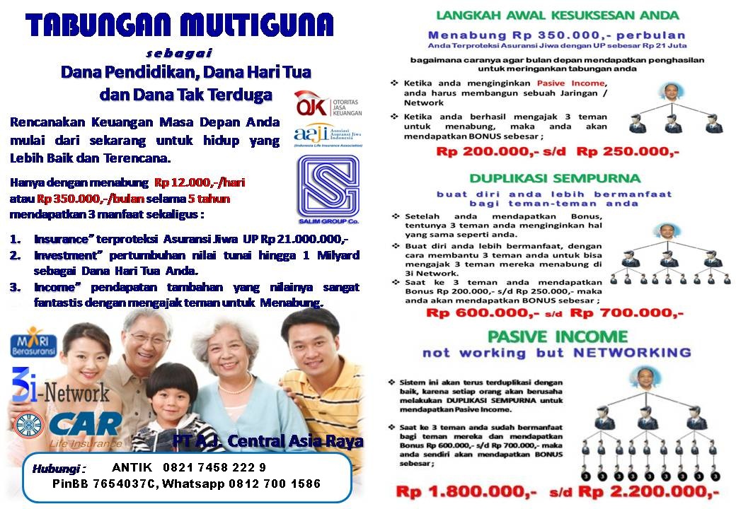 01/09/2021 · program car 3i networks: 3i Networks 3i Networks Car Menabung Cerdas Perpaduan Antara Investasi Insurance Income Pasive Income Call Centre Online Hubungi 082174582229 Pinbb 7654037c Whatsapp 08127001586