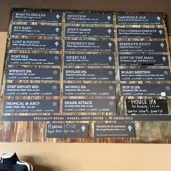 Confessional Menu Board