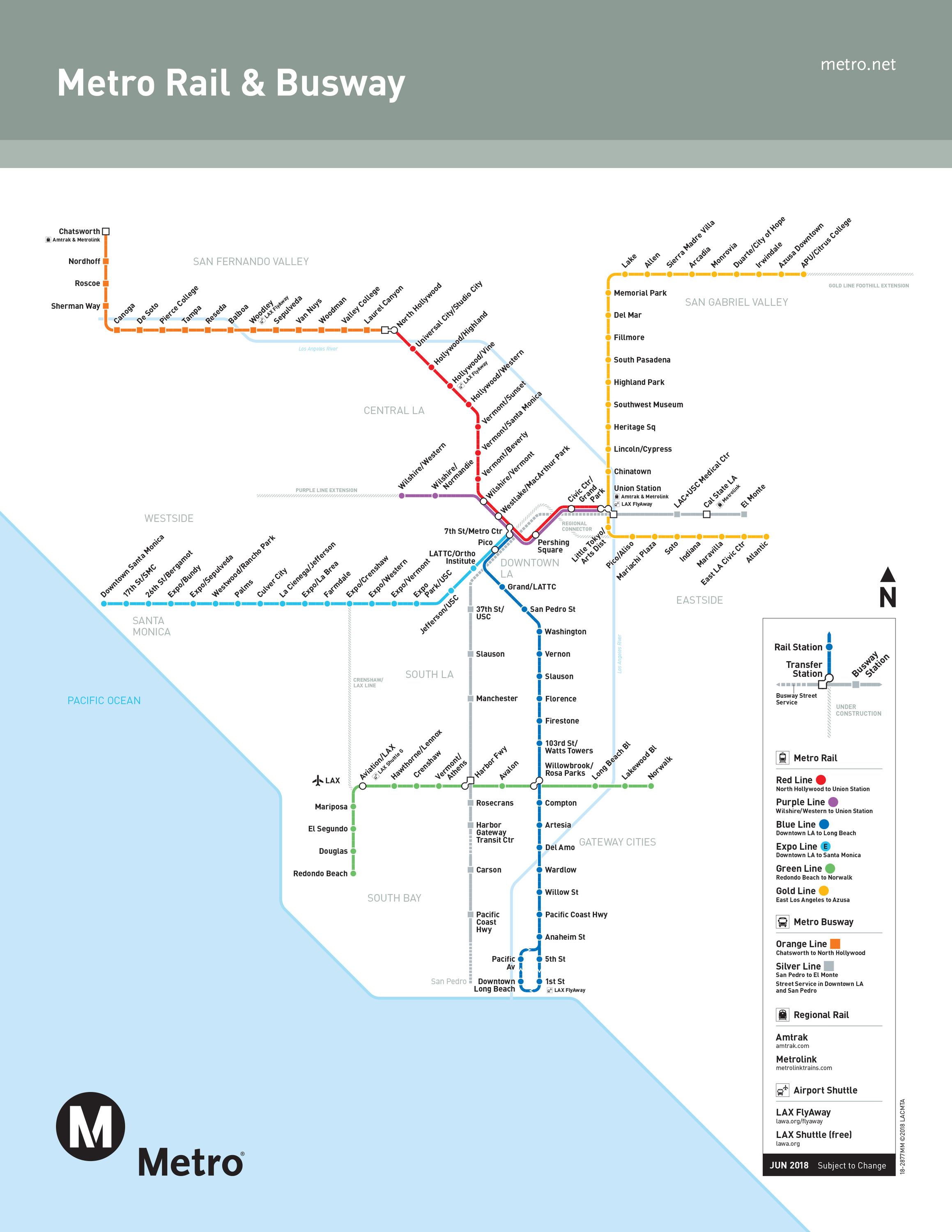 LA Metro Map