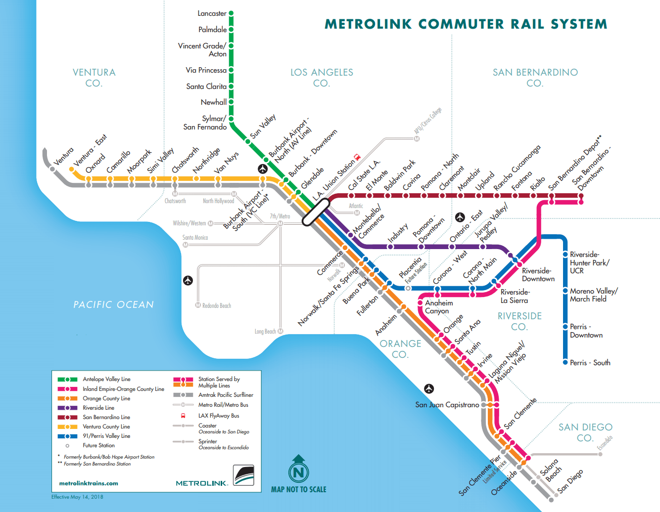 Metrolink Commuter Rail System