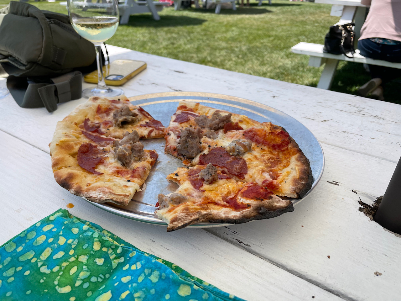 Pepperoni and Sausage Pizza