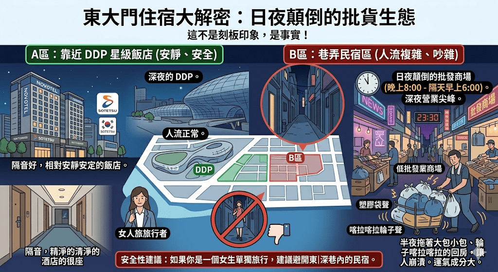 Myeongdong Seoul hotel area and shopping street map