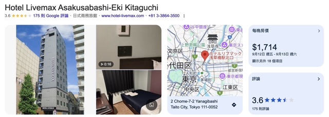 利夫馬克斯酒店-東京淺草橋站北口店I網友綜合評論