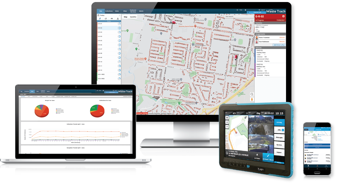3Logix WasteTrack Software for Waste, Recycling and Environmental Services