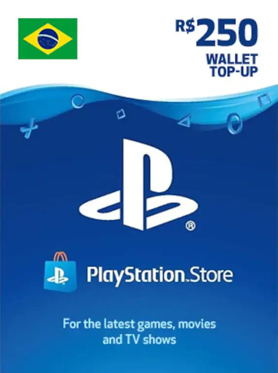 Carte PlayStation Network 250 BRL - PSN BRESIL