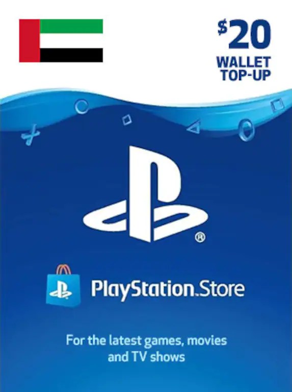 PlayStation Network Card 20 USD (UAE) - PSN Emirates Arabes Unis