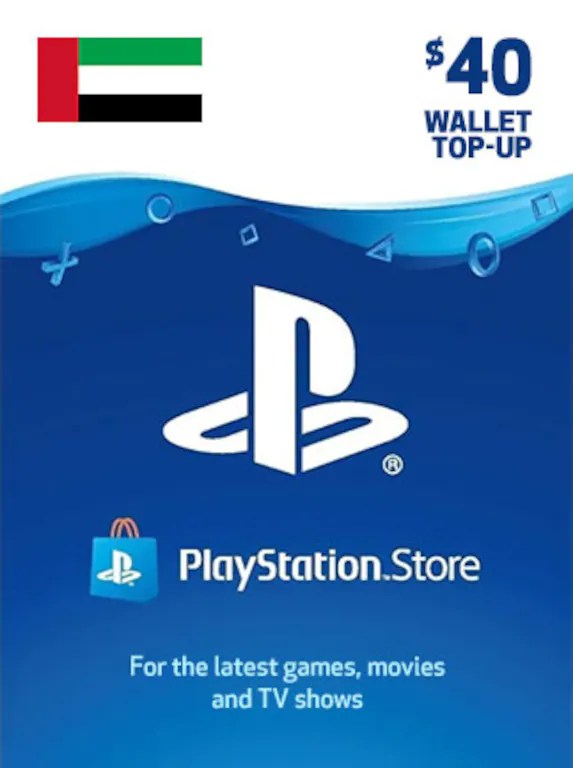 PlayStation Network Card 40 USD (UAE) - PSN Emirates Arabes Unis
