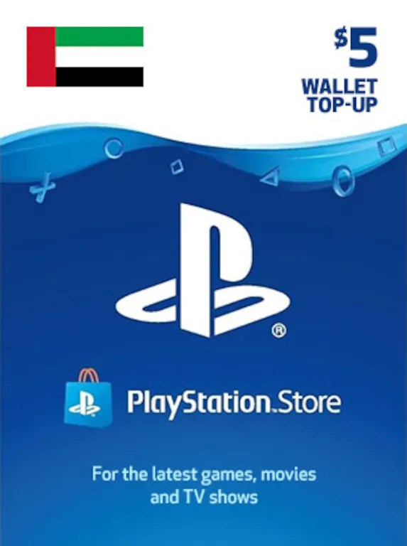 PlayStation Network Card 5 USD (UAE) - PSN Emirates Arabes Unis