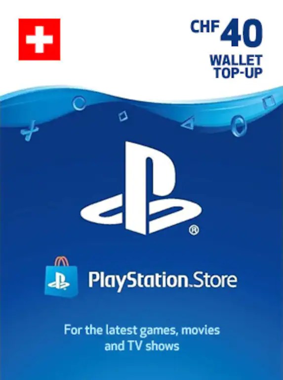PlayStation Network Card 40 CHF - PSN SUISSE