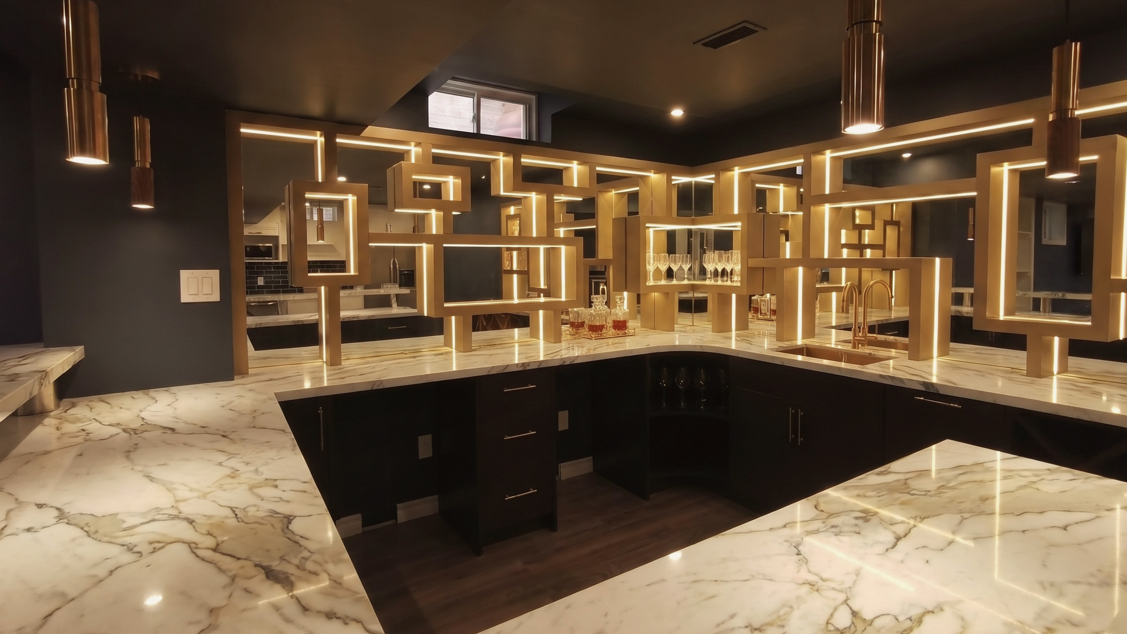 basement bar