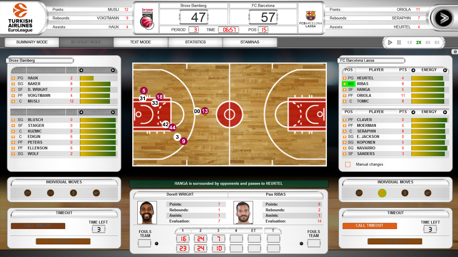 Create a new game in basketball gm; 3rd Strike Com International Basketball Manager Preview