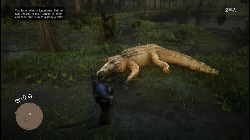 Legendary Alligator RDR2 Location Guide 29
