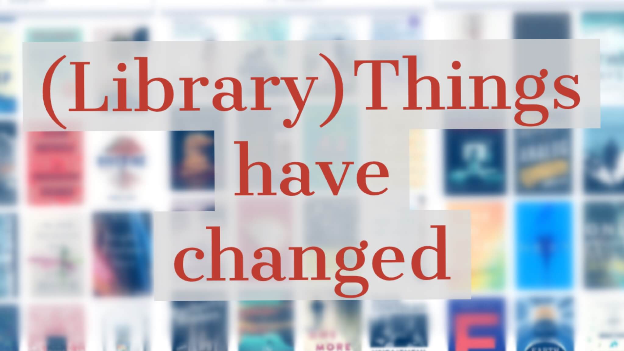 librarything change