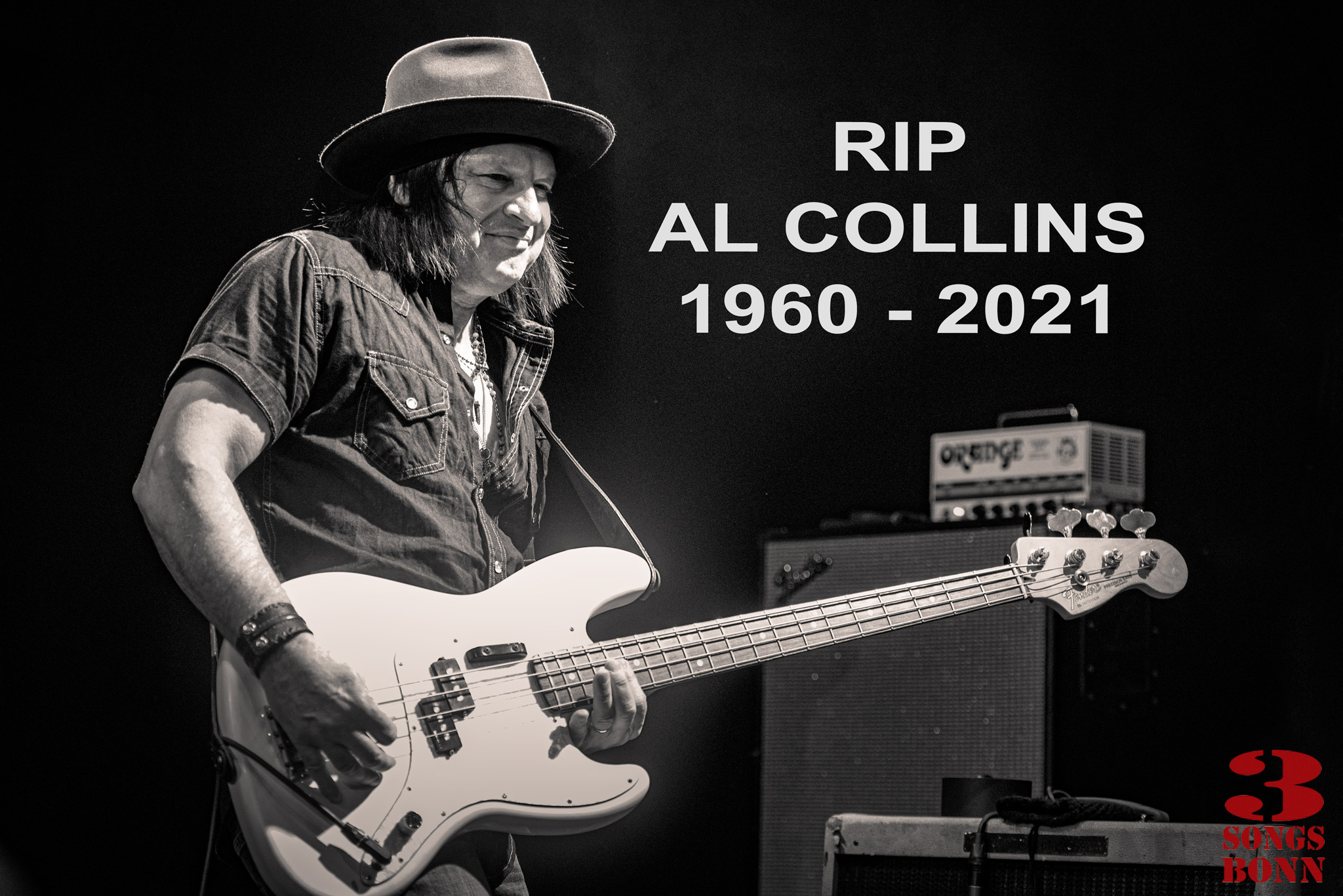 R.I.P. Al Collins 1960-2021 | 3 songs bonn