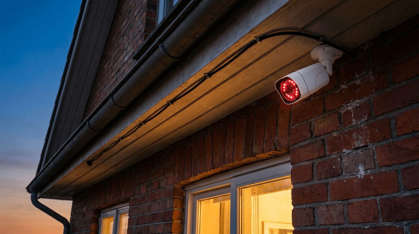 wired outdoor security camera - Wired Outdoor Security Cameras: PoE Cabling and Night Range