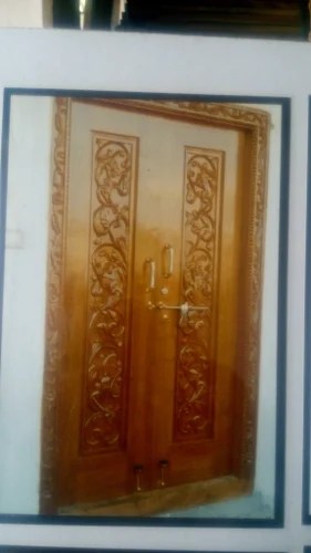 Teakwood Main Door Double Shutters Teak Wood Panel Door स ग न क लकड क दरव ज स गव न क लकड क दरव ज ट क व ड ड र In New Bowenpally Hyderabad Sai Srinivasa Wood Doors