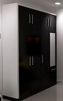Modular Wadrobes Wooden Almirah Designs For Bedroom Manufacturer From Mumbai