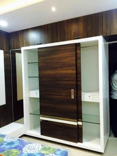 Wooden Sliding Wardrobe Residential Bed Room Rs 975 Square Feet Rajasthan Interior Furniture Id 14146285055
