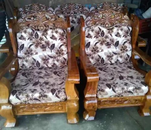 Kings Teak Wood Colour Teak Wood Sofa Sets Latest Carvings Designed Rs 48000 Set Id 19743678973