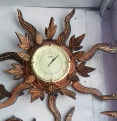 Ajanta Sun Wall Clock Rs 500 Carton Great India Handicrafts Id 18440646230