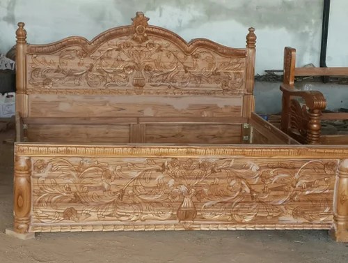 6 6 25 Feet Brown Teak Wood Cot Bed Sri Sai Home Need Id 17184623833