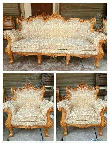 Mbk Carving Teakwood Sofa Set Rs 72000 Set Mbk Wood Carving Works Id 18758893791