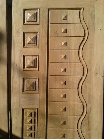 Teak Wood Carved Fancy Door Teak Wooden Carved Door Wholesaler From Koppal