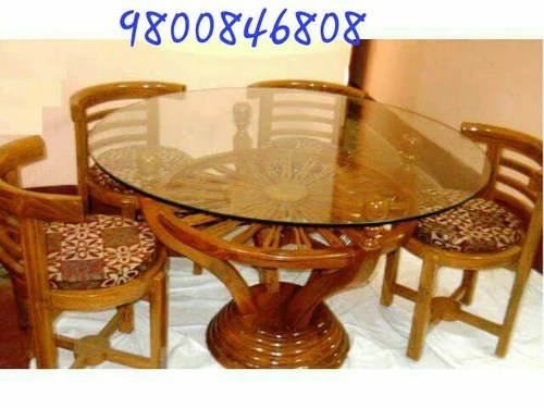 Wooden Dining Table Teak Rs 48000 Piece Mona Furniture Id 18762458173