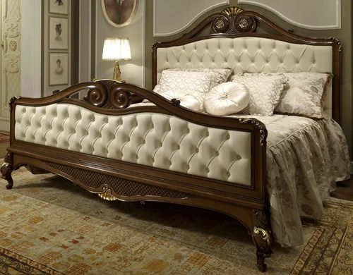 Mbk Walnut And White Teak Double Beds Size 6 5x6 Inch Rs 58000 Piece Id 19052250512