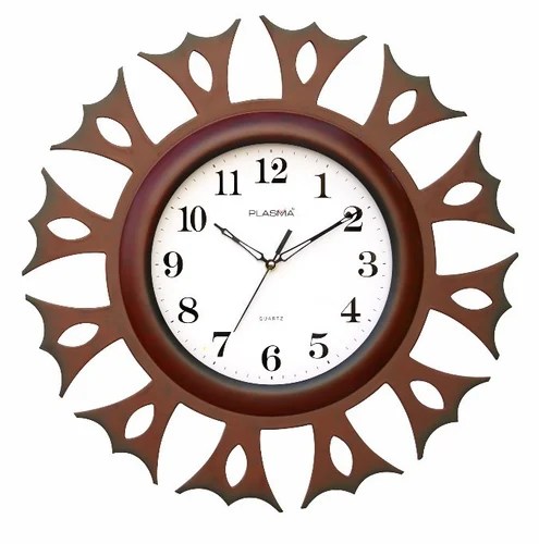 Plasma Quartz Designer Wooden Wall Clock 7007 Rs 735 Piece Mp Industries Id 16847154491