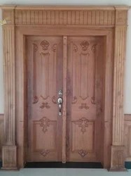 Brown Main Door Frame With Arch Size 37x78 Grade Of Material Wood Rs 45000 Set Id 14982753697
