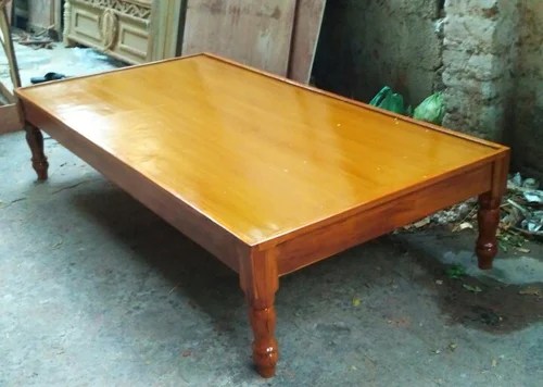Teakwood Diwan Single Cot लकड क क ट ब ड लकड क क ट पल ग व डन क ट ब ड Subashree Furniture Chennai Id 15182903997