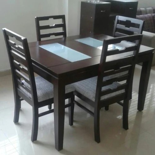 Designer 4 Seater Dinning Table With Chairs Wooden Dinning Table Rs 25000 Number Id 18361316555