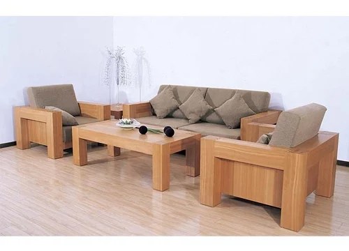 Wooden Sofa Set With Center Table At Rs 59990 Piece Wooden Sofa Set Id 11767010388