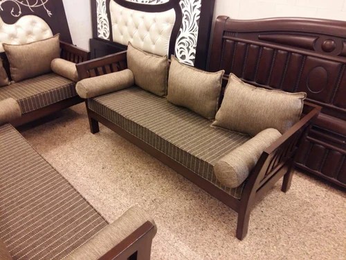 Beds Simple Designer 3 1 1 Teak Wood Sofa Set From Delhi