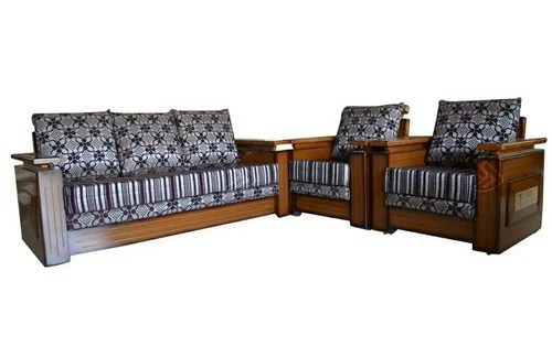 Teak Wood Sofa Set Lakdi Sofa Set Lakdi The Furniture Co Sofa Set व डन स फ स ट Sai Veerabhadreshawara Furniture Hyderabad Id 20163662497