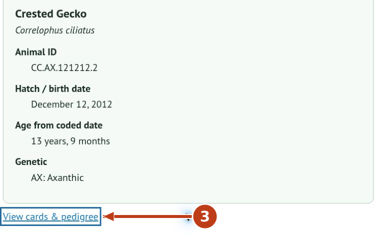 Use the mini decoder in a care guide: screenshot 6 with numbered arrows matching the steps below.